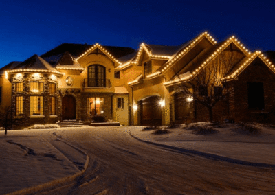 residential christmas lights banner